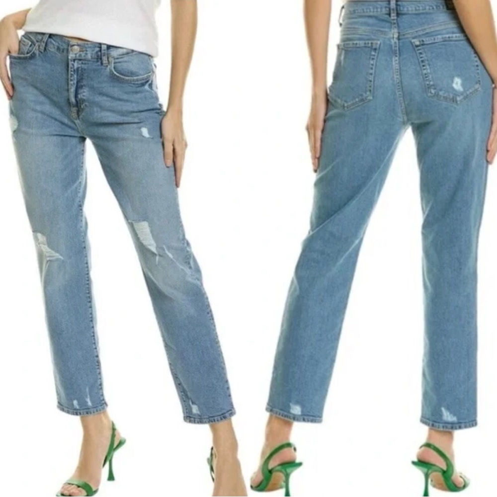 Current/Elliott Sunny Destructed Boyfriend Jeans